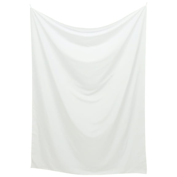 UNOMOR Photography Background Cloth White for Photo Studio Use Polyester Wall Decor 1Set