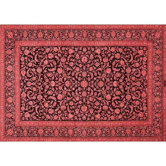 Ahgly Company Indoor Rectangle Persian Red Traditional Area Rugs, 5' x 7'