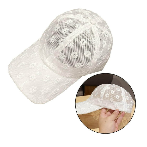freestylehome Women Lace Baseball Cap Girls Mesh Snapback Hip Hop