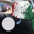 thumbnail image 5 of Garronmavis Mexican Flag Car Seat Towel Cover 1 PC Stain Resistant Front Seat Protector with Storage Bag Easy Installation Universal Fit for Cars SUVs Trucks Sedans Vans, 5 of 9