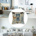 thumbnail image 5 of BANET  Forest Animal Pillowcase Set of 2 Pillow Cover Protector Pillow Sham Cute Bear Fox Deer Elk Wild Leaves Tree Grey Standard Size Pillow Case with Zipper for Long Throw Pillow 24x24in, 5 of 7