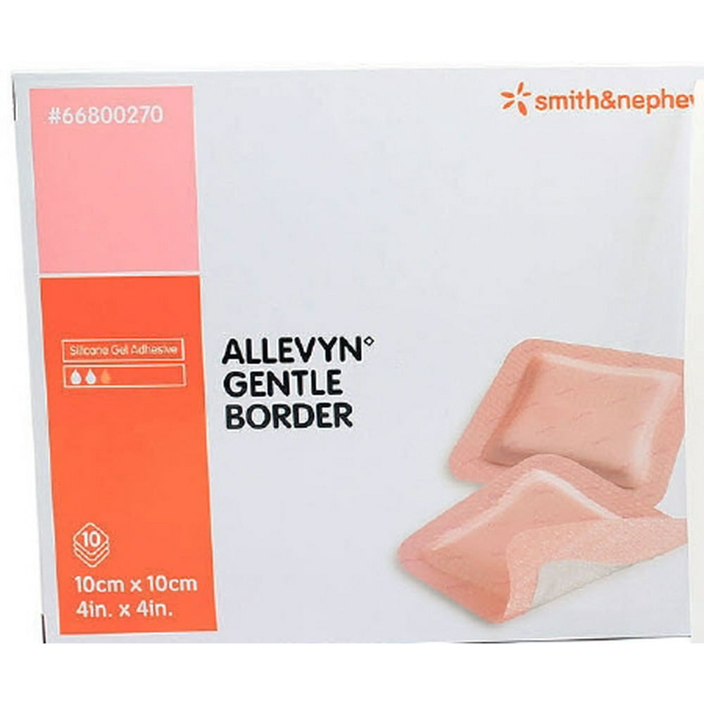 Allevyn Gentle Border 4 X 4 Inch Square Adhesive with Border Sterile