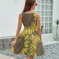 thumbnail image 6 of Sunflower Women's Tank Dress V Neck Sleeveless Summer Sundress, 6 of 7
