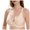A97-Beige, variant on Posture Bras for Women - Front Closure Bra for Women No Underwire Back Support Full Coverage Bra(Coffee,XXL)