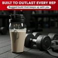 thumbnail image 4 of Vortex Protein Shaker Bottle by Tilcore - Food-Grade, Leakproof Lid Shaker - Reusable Shaker Cups for Protein Shakes for Gym-goers & Travelers, 4 of 10