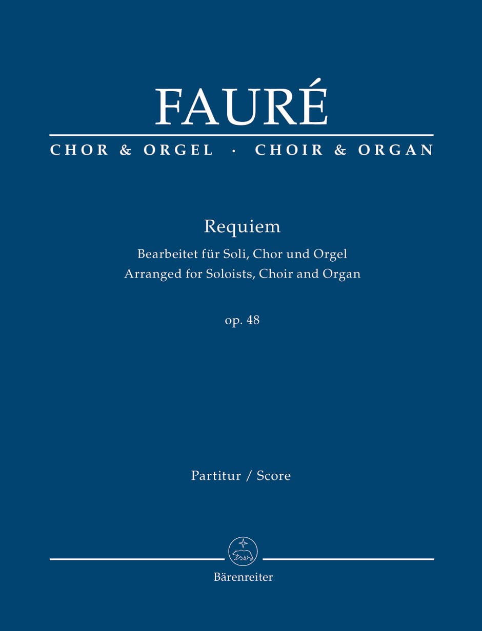 Fauré Requiem, Op. 48 (arr. for soloists, choir and organ)
