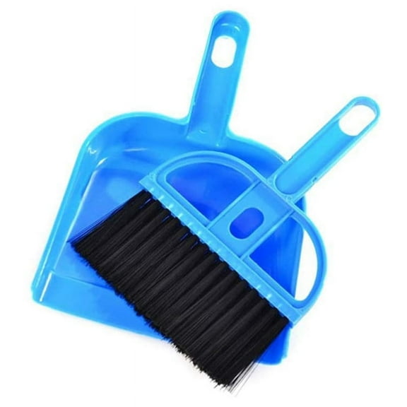 Mini Dust Pan and Brush Set for Guinea Pig Toys, Hamster Cleaner Hedgehog Supplies, Small Broom