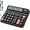 Black, variant on Desktop Calculator with Extra Large 5-Inch LCD Display, 12-Digit Two Way Power Solar & Battery Office Calculator with Big Buttons for Business, Accounting & Home Use(Grey)