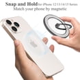 thumbnail image 3 of Soporte magnético para teléfono con anillo compatible con MagSafe, 3 of 8