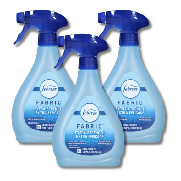 Febreze Fabric Extra Strength Original Scent Fabric Refresher 3 bottles (3 × 16.9 oz)