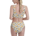 thumbnail image 3 of Picia Funny Chicken Women's High Waisted Bikini Scoop Neck Swimsuit Two Pieces Bathing Suit-XX-Large, 3 of 8