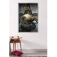 thumbnail image 2 of NFL New Orleans Saints - Helmet 16 Wall Poster, 22.375" x 34", Framed, 2 of 2