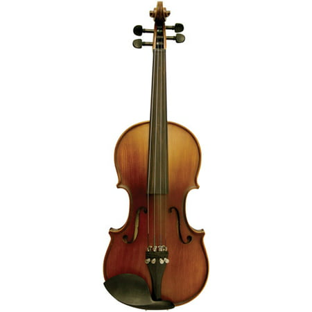 Maestro Violins 4/4 Antique Satin Finish Violin with (Best Violin To Learn On)