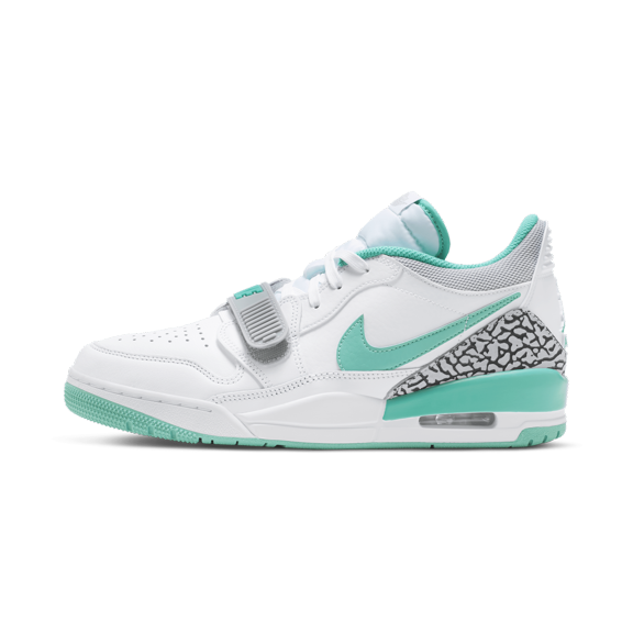 JORDAN MENS Air Jordan LEGACY 312 LOW "WHITE TURQUOIS" CD7069 130 from Stadium Goods