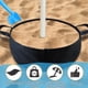 thumbnail image 3 of Base para sombrilla de playa Fantang con bolsa de arena y kit de anclaje, 3 of 7
