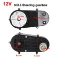 thumbnail image 1 of Bgsha Steering Motor Gearbox 6V 12V for Children\'s Electric Car, Kids Ride on Toy car, 1 of 9