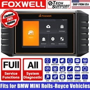 Foxwell Professional BMW Automotive Diagnostic Tool All System Bidirectional Scan Tool 31+ Maintenance Reset Service for BMW MINI Rolls-Royce Vehicle Car Code Reader OBD2 Scanner Android 9 Touchscreen