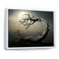 thumbnail image 2 of Designart "Surreal Serpentine Solitude With Bonsai Elements In Japan I" Tree Bonsai Floater Framed Canvas Wall Art, 2 of 5