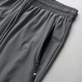 thumbnail image 3 of DDAPJ pyju Mens Workout Pants Men's Lightweight Quick Dry Athletic Work Pants Travel Fishing Active Joggers Outdoor Sports Breathable Zipper Pockets Hiking Running Pants on Sale Gray XL, 3 of 7