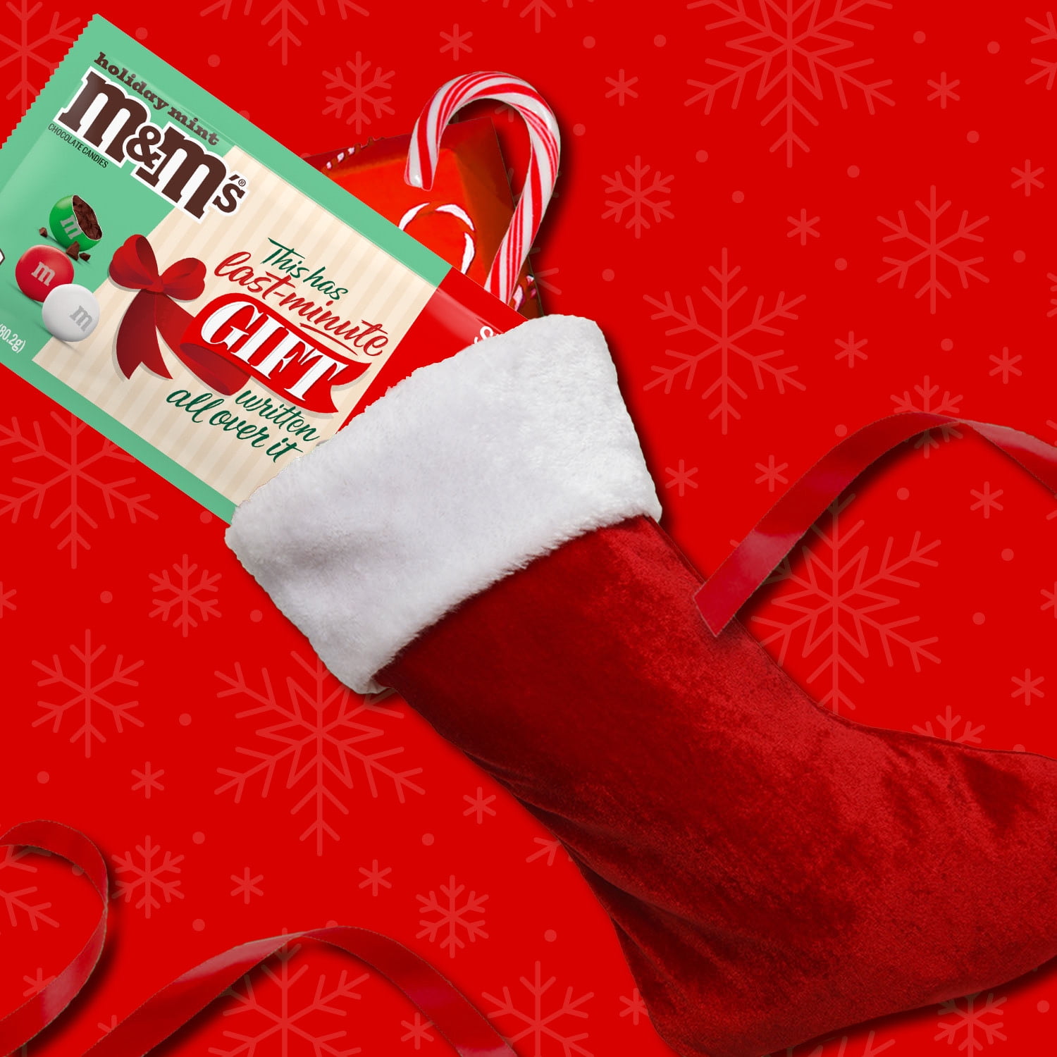 M&M's Mint Milk Chocolate Christmas Candy, Share Size - 2.83 oz Bag