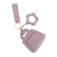 thumbnail image 6 of Unique Bargains 1 Pc Handbag Charms Keychains Flower Mirror Bag Accessories Light Purple, 6 of 6