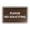 Walnut, variant on Classic Framed Please No Soliciting Sign (Walnut) - Small