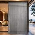 thumbnail image 4 of Naittoop Outdoor Gazebo Rain Proof Curtains Through Rod Weatherproof,UV Resistant Outside Curtains for Gazebo,Front Porch,Pergola, Sun Blocking Privacy Curtain,52W x 83L inch,1 Panel,Black, 4 of 7