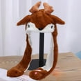 thumbnail image 4 of Event & Party Cute Christmas Reindeer Hat With Moving Ears and Jumping Mechanism for Kids and Adults Festive Accessory for Holiday Celebrations, 4 of 6