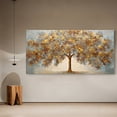 thumbnail image 7 of Canvas Wall Art for Living Room - Large Yellow Tree of Life Canvas Prints, Modern Abstract Nature Painting for Kitchen Bedroom Office Wall Decor, 7 of 7