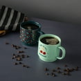 thumbnail image 4 of Thyme & Table 2 Pack Stacking Life is Sweet and Cherries Green Mugs 14.2 fl oz, Stoneware, 4 of 5