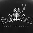 thumbnail image 3 of Peace Frogs Adult Rest In Peace Short Sleeve T-Shirt, 3 of 4