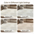 thumbnail image 7 of ODIKA Abstract Way Neutral Tonal Motif Print Wool Lightweight Throw Pet Friendly & Kids Safe for Bedroom, Bedside, Nursery, 7 of 7