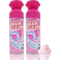Foam Drain Cleaner, Drain Sink Cleaner and Deodorizer, Clog Remover for Kitchen, Sinks, Tubs (2 Pcs)