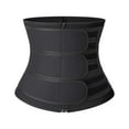 thumbnail image 3 of QRIC Women Sauna Waist Trainer Corset Trimmer Shapewear Belt Waist Cincher With 3 Straps Body Shaper, S-3XL, 3 of 6