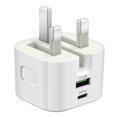 thumbnail image 1 of Enchufe Del Cargador USB C Plegable Durable Reino Unido Para IPhone 15/15pro/15promax/15plus/14/13, 1 of 9