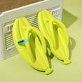 thumbnail image 5 of Banana Shape Women's Sandals Summer Men Soft Cloud Slipper Thick Sole Home Slippers Outdoor Fashion Women's Flip Flops, 5 of 6