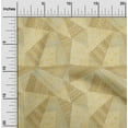 thumbnail image 2 of oneOone Velvet Yellow Fabric Abstracts Sewing Material Print Fabric By The Yard 58 Inch Wide, 2 of 5