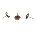 thumbnail image 3 of 20 Piezas Pendientes Base en Blanco para Cabujón Bisel 12 mm DIY Bricolaje Accesorios , Cobre Soledad Vintage aretes en blanco, 3 of 6
