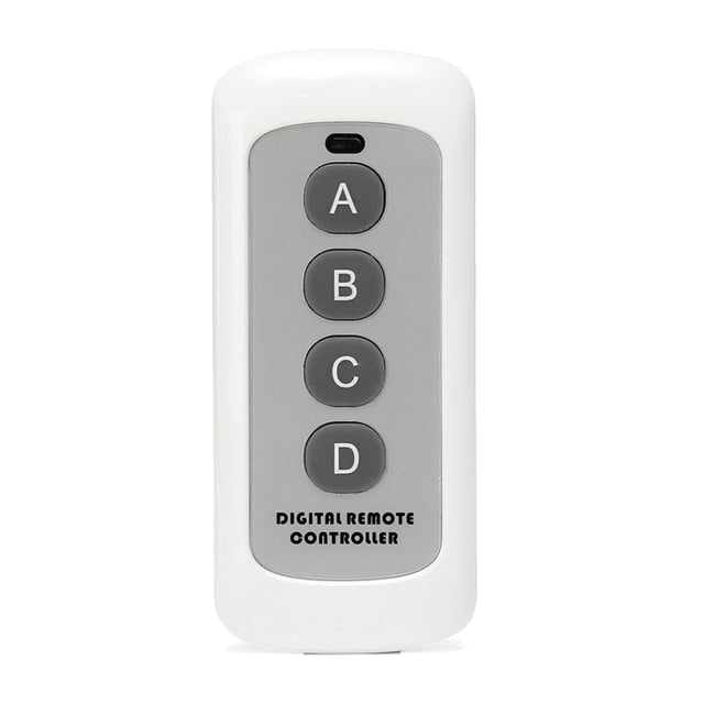 433MHz 4 botones EV1527 Código Interruptor de control remoto Transmisor de RF Llave inalámbrica para abridor de puerta de garaje de casa inteligente AweSitey DZ3318-00B