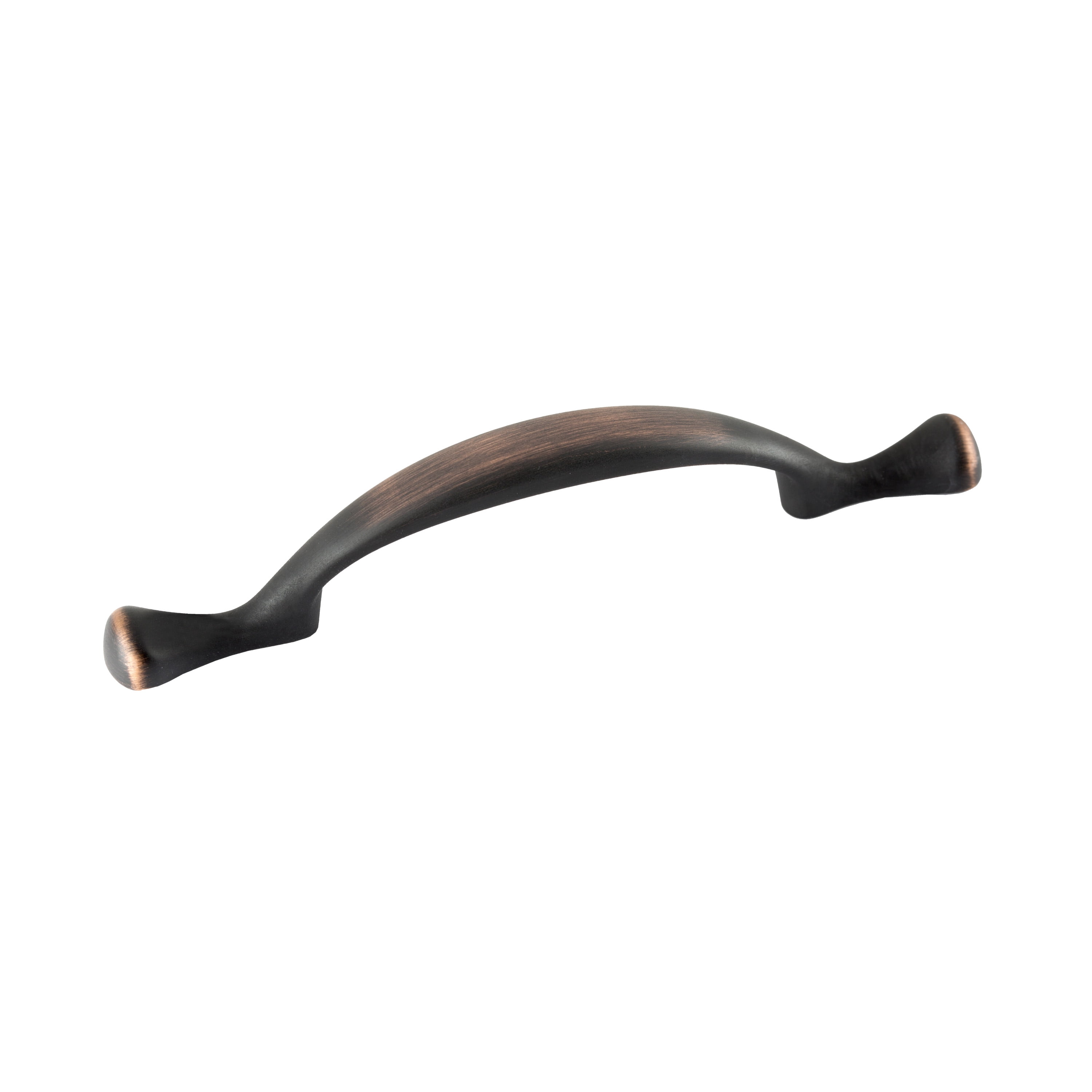 Mainstays 3" (76mm) Center-to-Center Footed Cabinet Pull, Oil Rubbed Bronze, 2 Pack