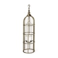 thumbnail image 4 of Pemberly Row Large Cage-Style Gold Metal Candle Holder Lantern, 4 of 10