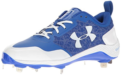 navy blue under armour baseball cleats