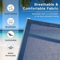 thumbnail image 3 of Outdoor Chaise Lounge Set of 2, Patio Recliner Chairs with Removable Pillow for Indoor Beach Pool Sunbathing Lawn, 3 of 9