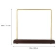 thumbnail image 2 of KONTONTY Jewelry Storage Rack 1Pack Golden Red Wood Copper Rectangular Simple Practical Necklace Earring Enthusiasts, 2 of 8