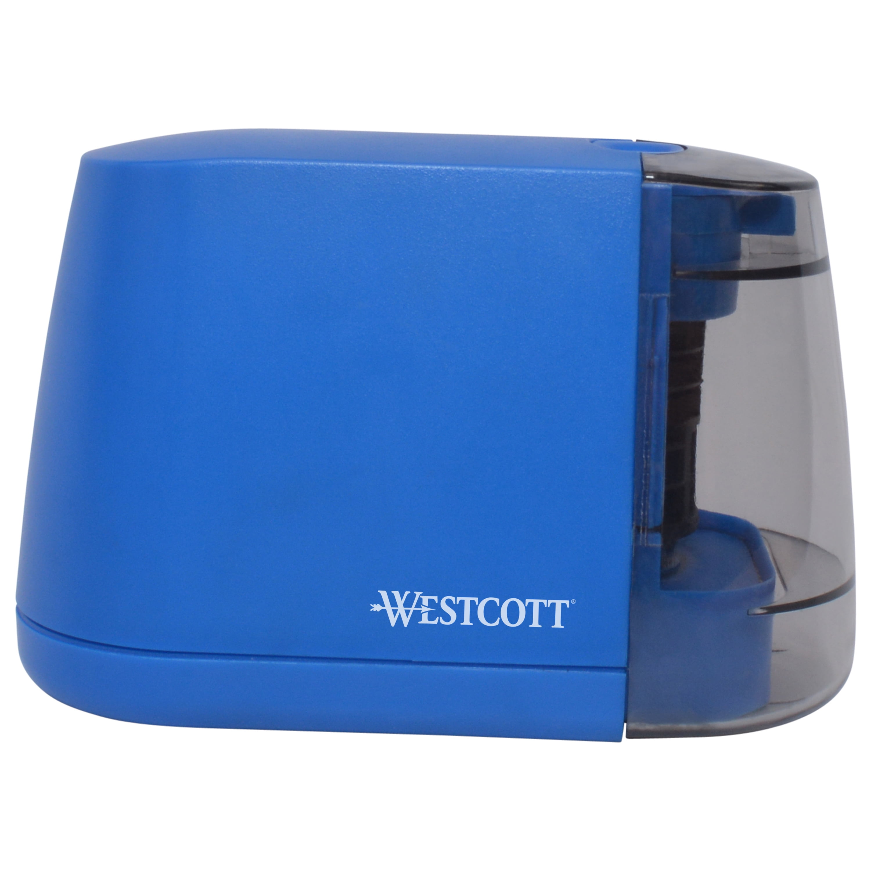WESTCOTT Ipoint Duo Pencil Sharpener, DualPowered Battery and Electric
