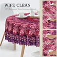 thumbnail image 5 of Boho Round Tablecloth 60inch Bohemia Table Cloth,Colorful Tablecloth Polyester Waterproof Stain Wrinkle Free,Circle tablecloth Indoor and Outdoor Table Cover For Home Kitchen Dining Party Patio Decor, 5 of 6