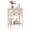 Beige, variant on Costway Console Entryway Table with 3 Drawers Open Shelf for Hallway Living Room Beige