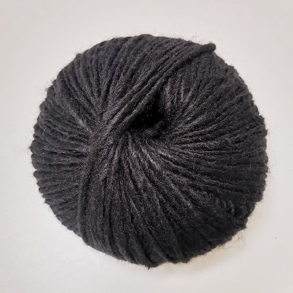 ERDOUY 1 Roll(50g) Black Soft Durable 30% Wool & 70% Acrylic Blend Yarn, Premium Crochet Knitting Yarn for DIY Crafts & Craft Lovers