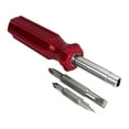 thumbnail image 3 of GROWTH TANK 6 in 1 Multifunctional Screwdriver Kit Repair Tool Kit for Home Outdoor Red, 3 of 9