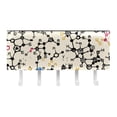 thumbnail image 2 of PhooArto Key Holder for Wall Decorative with 5 Key Hooks, Chemistry Equation Pattern Holders Wall Mount Organizer with Mail Key Rack, Self Adhesive, 2 of 7